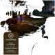 Ein leuchtender Hund mit einem blauen Lichtkragen steht nachts in einem Park, mit Sichtbarkeit bis zu 300 Metern und drei Lichtmodi.