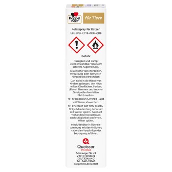 Doppelherz für Tiere Relaxspray für Katzen 90 ml