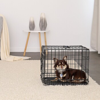 Hundetransportkäfig Tiertransportbox Hundebox Größe (S) 45x31x36 cm S