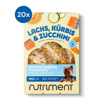 Nutriment Frischemenü Lachs, Kürbis & Zucchini 20x400 g