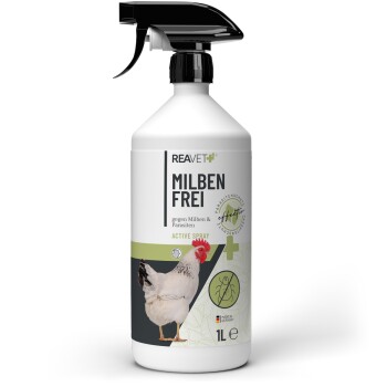 REAVET Milben Frei Spray für Hühner 1L