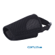 Schwarze Netz-Haustiermaulkorb mit verstellbarem Riemen, misst C24*L17cm, entworfen für Komfort und Atmungsaktivität.