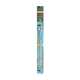 Aquarium LED-Licht-Röhre in Verpackung, mit bunten Fischgrafiken und Produktdetails auf einem blauen Hintergrund.