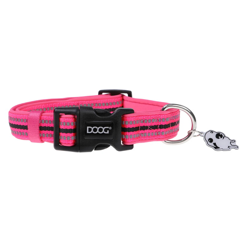 DOOG Neoprene Dog Collar LADY (Neon) XS