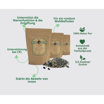 Hand aufs Pferd/Hund Nieren Kräuter für Pferde – Druckfrei 1kg