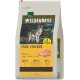 Zak Real Nature Wilderness hondenvoer voor volwassenen, Pure Chicken, afbeelding van een wolf, aanduiding: 60% kip, 40% fruit/groenten, 0% granen, 12 kg.