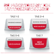 Infografik eines 7-tägigen Futterübergangsplans für Haustiere, beschriftet mit "Bisherige Nahrung" (alte Nahrung) und "Neue Nahrung" (neue Nahrung) für jeden Tag.