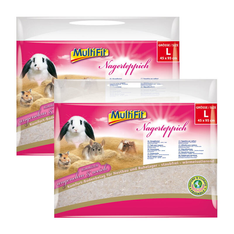 MultiFit Tapis pour rongeurs L 2 pcs