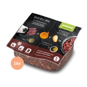 BARF Komplettmenü TK-Blockware Napffertig Senior Wild 16x500 g