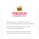 Opakowanie Select Gold Medica Veterinary Diet z tekstem o specjalistycznych rozwiązaniach żywieniowych dla weterynarzy i wysokiej jakości jedzeniu dietetycznym.