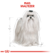 Illustratie van een Maltese hond met lange, witte vacht en een zwarte strik op zijn hoofd, gelabeld 'RAS: MALTEZER' bovenaan.