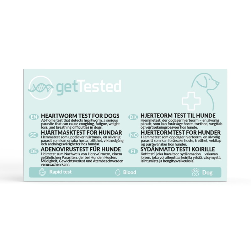 GetTested Herzwurm-Test für Hunde