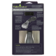 Verpackung des FURminator Adjustable deMATTer-Tools mit Sichtfenster, das einen grauen Griff zeigt; Text 'Geeignet für alle Hunde & Katzen'.