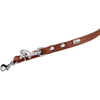 Verstellbare Führleine Canadian Up cognac 8 mm