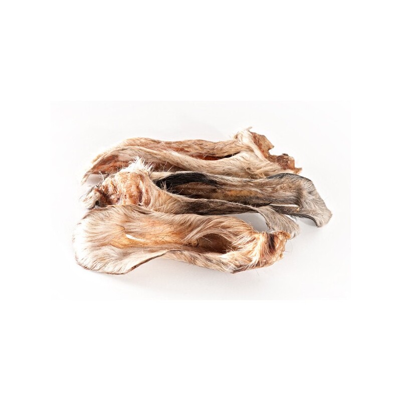 Bellfor Gesunder Hundesnack - Lamm-Ohren mit Fell - 250g