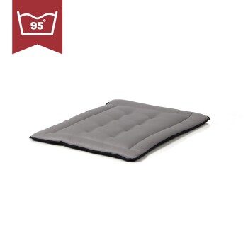 gepolsterte Wendedecke Shepherd schwarz/ grau L