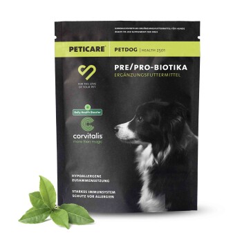 Probiotika & Präbiotika Pulver für Hunde, Darm-Sanierung, Darmflora 250 ml