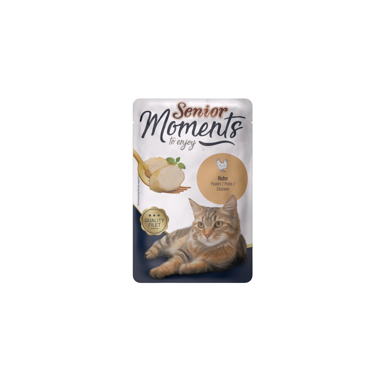 MOMENTS Nassfutter für Katzen Senior Adult 12x70 g