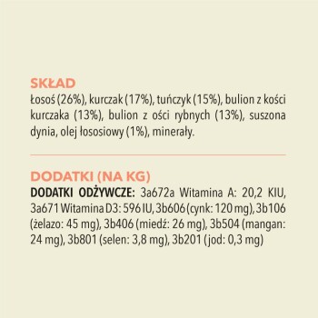 Pasztet Premium Łosoś i kurczak 24x85 g