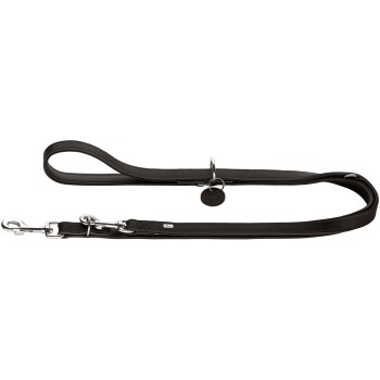 Verstellbare Führleine Comfort schwarz M-L