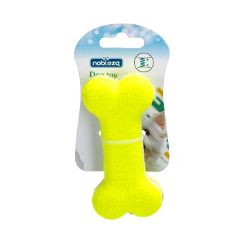 Hundespielzeug – Tennisball-Knochen, bissfest & zahnschonend, ideal für Apportierspiele