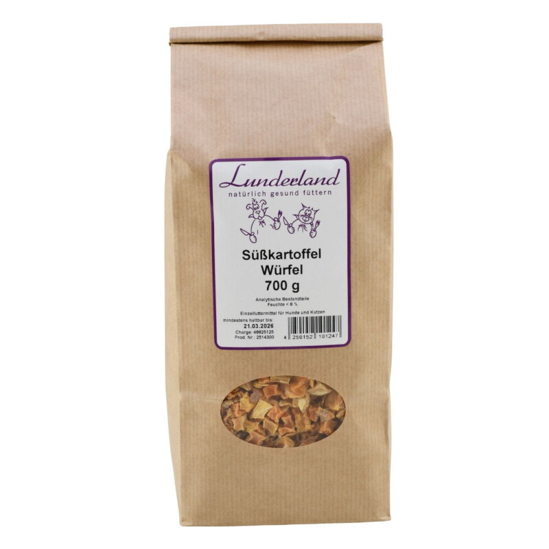 Süßkartoffel-Würfel 700 g