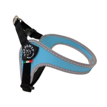 Geschirr Easy Fit Classic verstellbar blau/ türkis S-M
