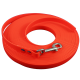 bio-leine ab 35 kg Biothane Schleppleine orange 10 m