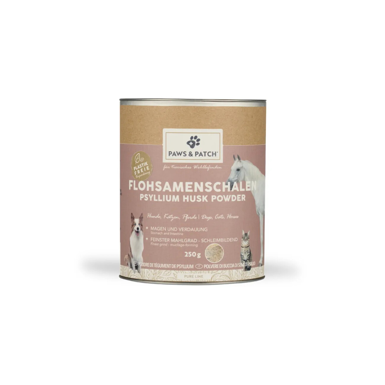 Paws & Patch Flohsamenschalen Pulver Für Hunde, Katzen Und Pferde | 250 G - Bild 2
