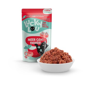 Nassfutter Katze Adult Thunfisch, Geflügel 16x125 g