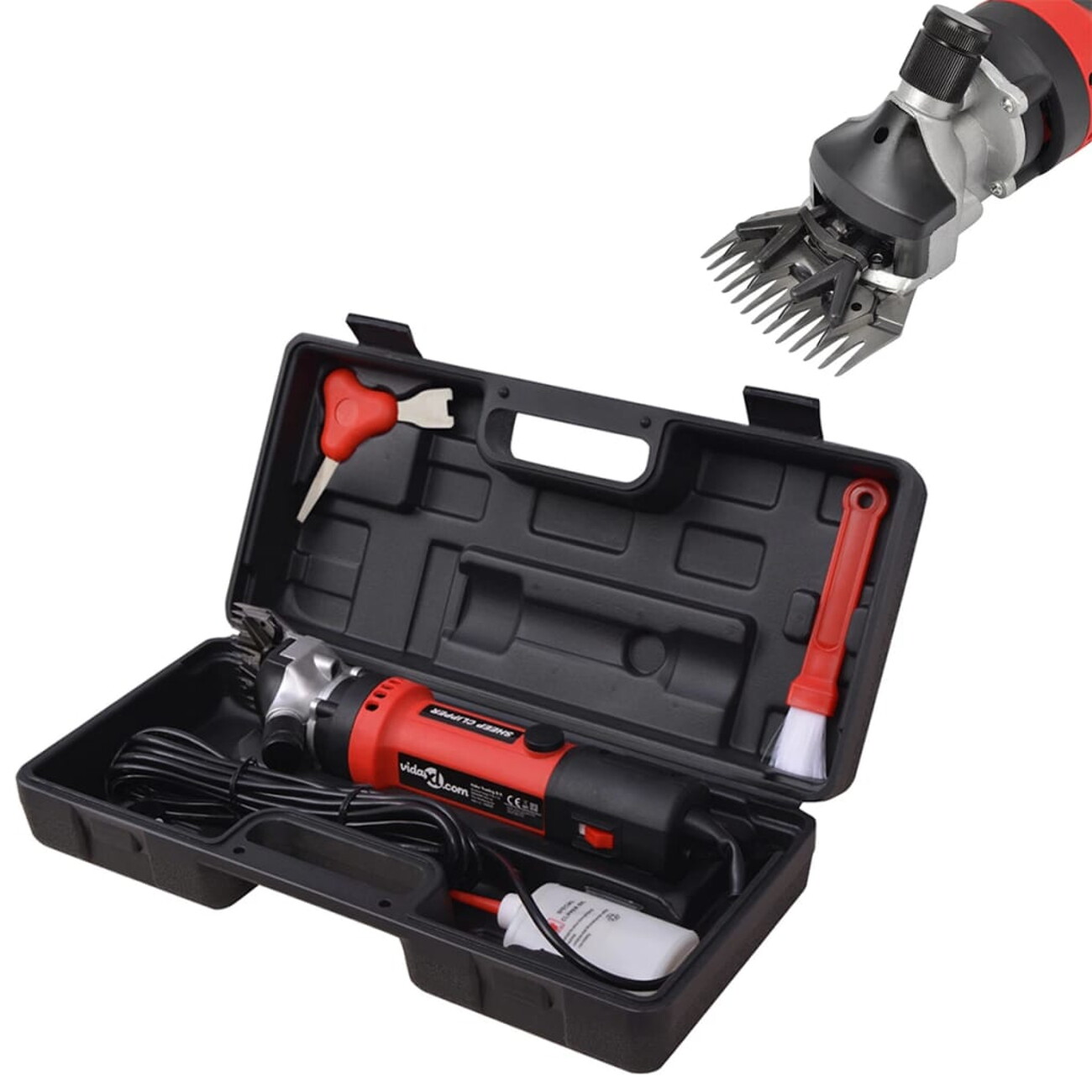 Vidaxl Schwarz 7 Piece Sheep Clipper Set 550 W - Bild 2