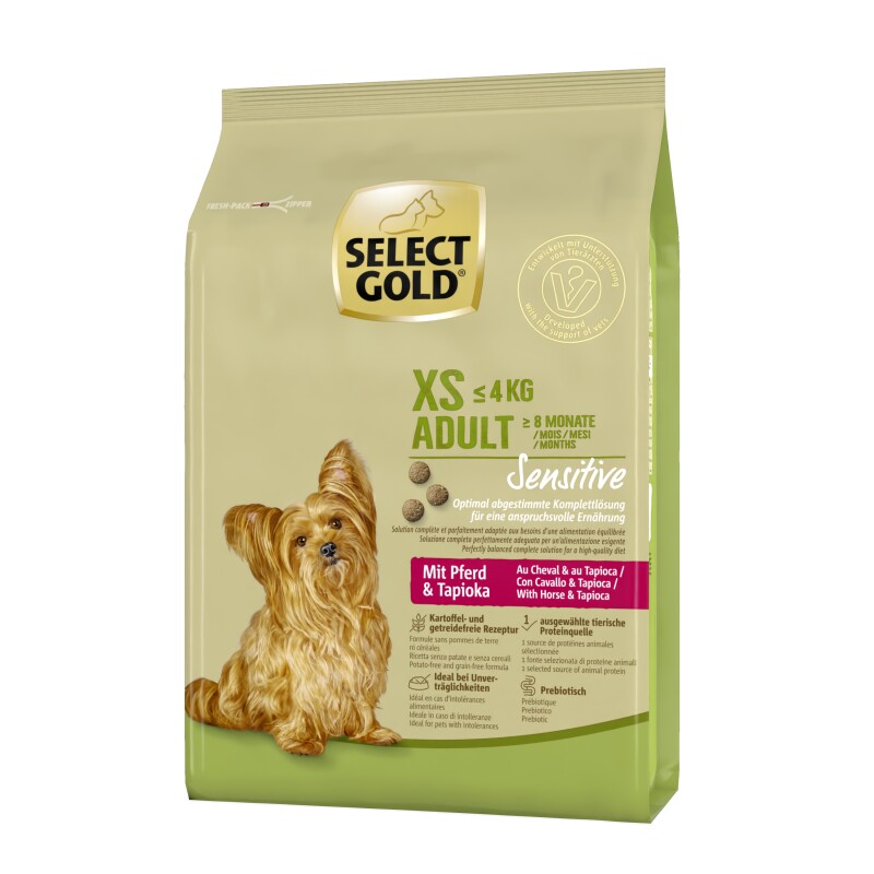 SELECT GOLD Sensitive XS Adult Paard 1 kg
