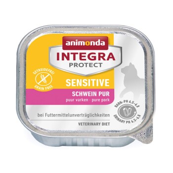 Animonda Integra Protect Sensitive 16x100g Schwein pur