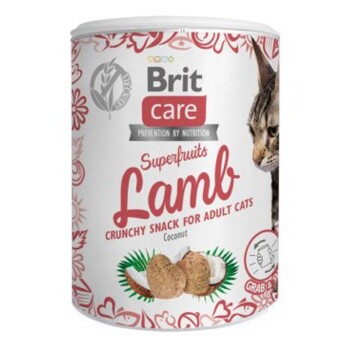 Brit Care Cat Snack Superfruits Lamb 100 g