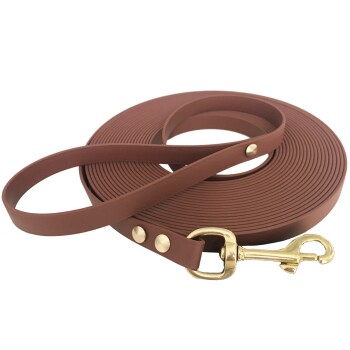 25-35 kg Schleppleine Biothane kastanie braun 15 m