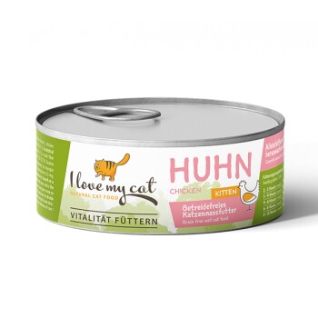 I love my cat Kitten Nassfutter mit Huhn - 100g