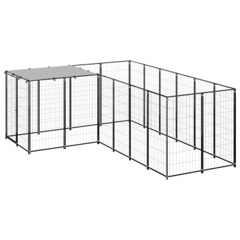 Hundezwinger Stahl schwarz 2,2 m, 3,3 m, 1,1 m