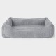 Hundebett ANTON Cord Grau L