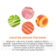 Nassfutter für Hunde mit Lachs, Truthahn, Sellerie und Pfirsich, getreide- und glutenfrei, natürlich und leicht verdaulich.