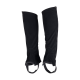 Schwarze Beinschützer für Haustiere mit verstellbaren Riemen und einem eleganten Design, geeignet für Outdoor-Aktivitäten.