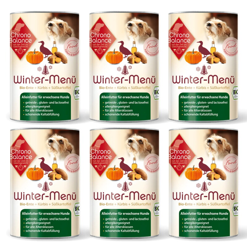 ChronoBalance Winter Menü Ente mit Kürbis und Süßkartoffel 4,8 kg