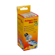 Verpackung der Halogen Sun Mini 20W Glühbirne, die einen Halogenstrahler für E27-Fassungen zeigt, mit Bildern von einem Gecko und dem Markennamen 'Lucky Reptile.'