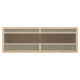 Ein schlichtes, hellfarbiges OSB-Platte (orientierte Spanplatte) mit einer strukturierten Oberfläche, die Holzstränge und Knoten zeigt.