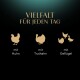 Silhouetten von Huhn, Truthahn und Geflügel mit dem Text: "VIELFALT FÜR JEDEN TAG," "mit Huhn," "mit Truthahn," "mit Geflügel."
