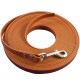 15-25 kg Biothane Schleppleine braun/ caramell 5 m