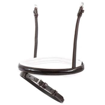 Braunes Leder-Haustiergeschirr mit verstellbaren Riemen und passender Leine, entworfen für Komfort und Kontrolle.