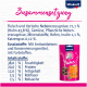 Vitakraft Cat Yums Verpackung zeigt eine Katze und listet die Zutaten auf: 71,1% Fleisch, 43,8% Hähnchen, 38% Feuchtigkeit, 20% Protein.