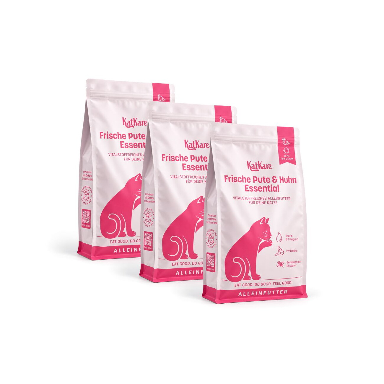 KatKare Pute & Huhn Essential 3x4,5 kg