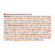Texte en français détaillant la composition et les additifs nutritionnels de la nourriture pour chiots de petite race (2-12 mois) sur fond orange.