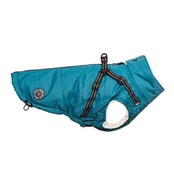 NICK Winterjacke mit integriertem Geschirr dunkelblau XS blau S
